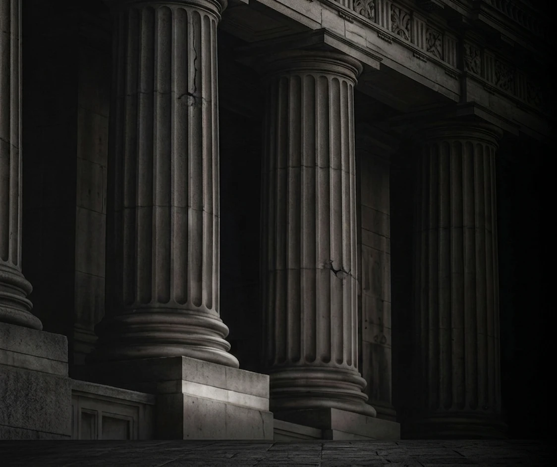 fachada columnas tribunal